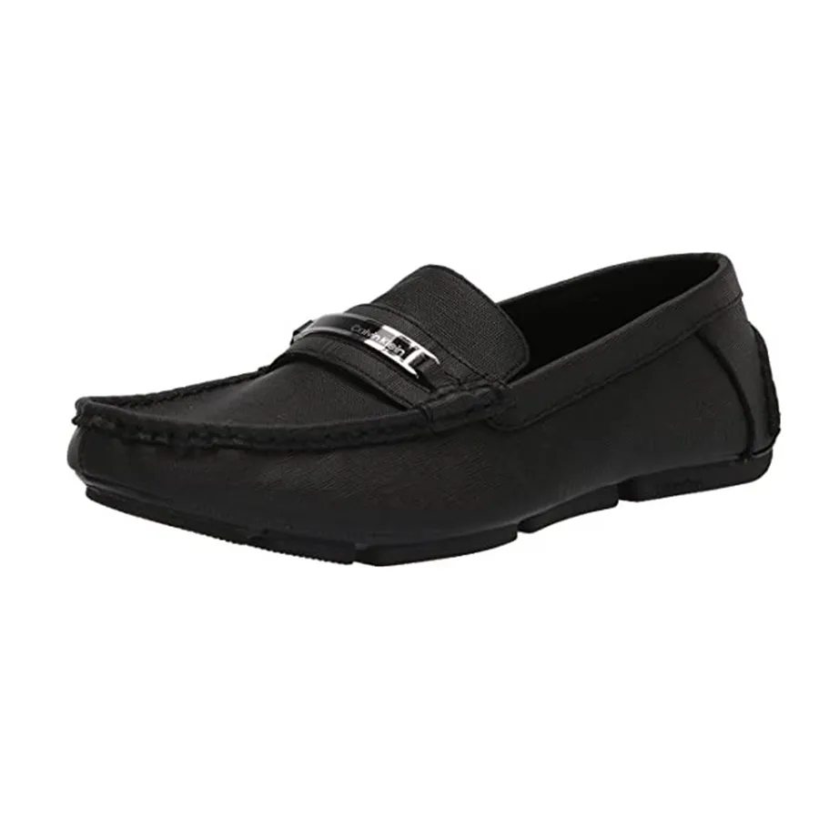 Giày Lười Nam Calvin Klein CK Merve Driving Style Loafer Màu Đen Size 8.5 Vua Hàng Hiệu