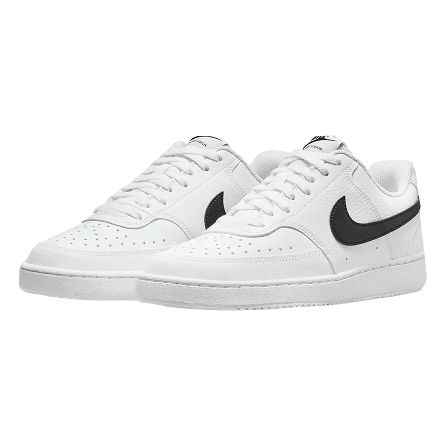 Giày Trắng, đen - Giày Thể Thao Nike Court Vision Low Next Nature DH3158-101 Màu Trắng Phối Đen Size 36 - Vua Hàng Hiệu