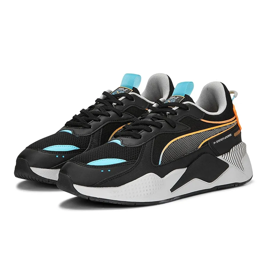 Puma Da, vải lưới - Giày Thể Thao Puma RS-X 3D Low-Cut Sneakers 390025 Màu Đen Phối Màu - Vua Hàng Hiệu