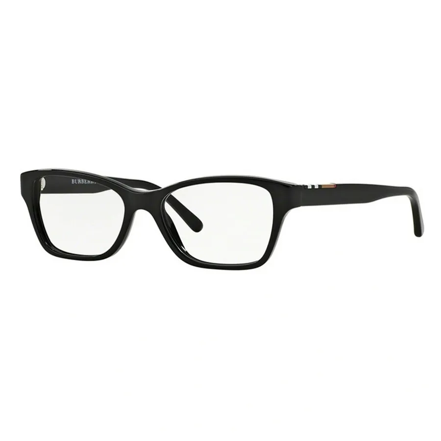 Kính mắt Burberry Đen - Kính Mắt Cận Burberry Black Oval Eyeglass Frames BE2144 3001 Màu Đen - Vua Hàng Hiệu