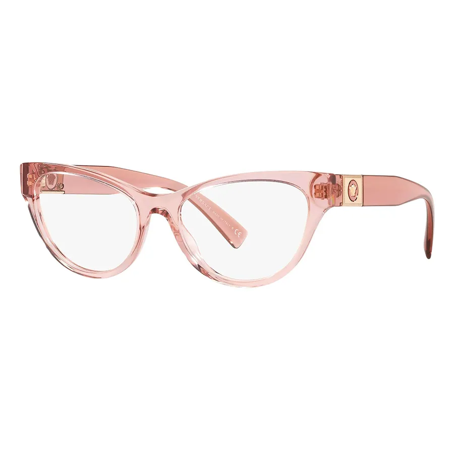 Kính mắt Versace Kính mắt cận - Kính Mắt Cận Nữ Versace Eyeglass Transparent Pink VE3296 5322 Màu Hồng - Vua Hàng Hiệu
