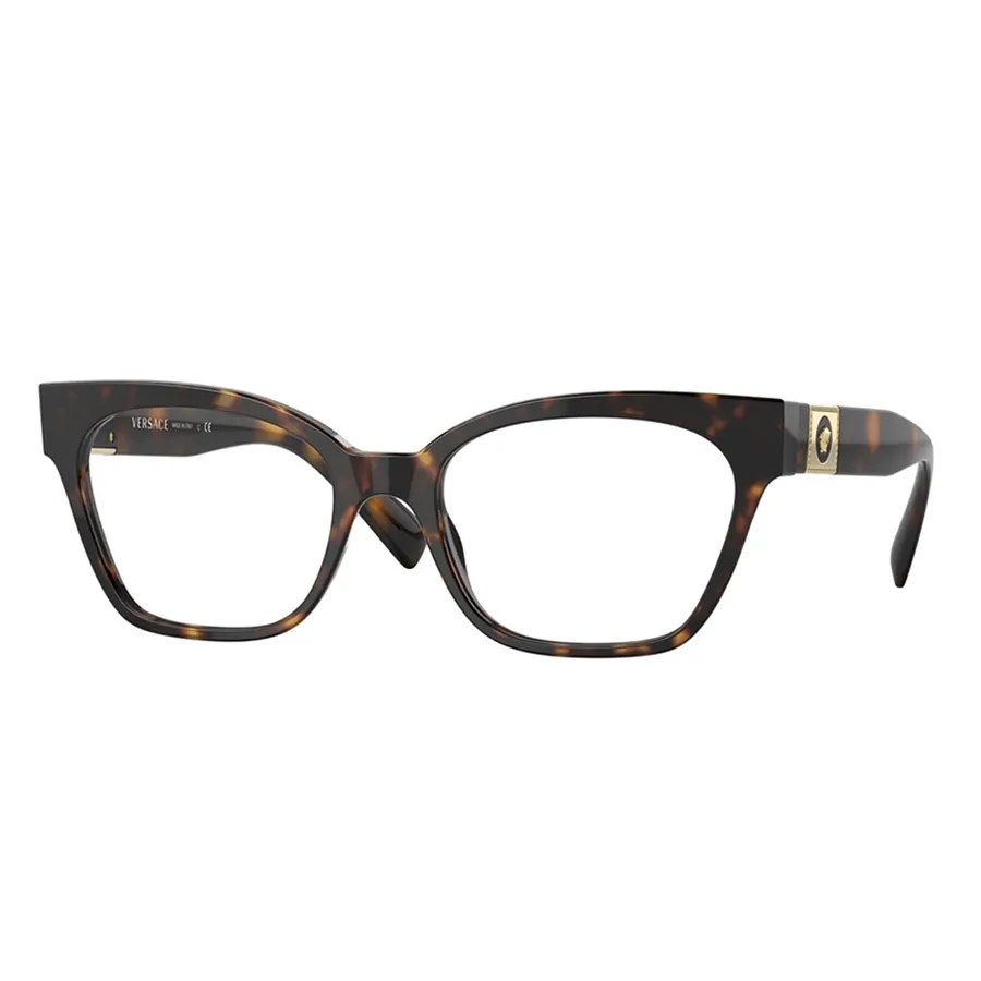 Kính mắt Versace Kính mắt cận - Kính Mắt Cận Nữ Versace Eyeglass VE3294 108 Màu Nâu Đen - Vua Hàng Hiệu