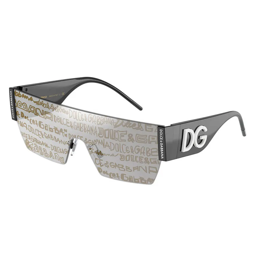 Kính mắt Kính chống nắng/Sunglasses - Kính Mát Unisex Dolce & Gabbana D&G DG2233 Màu Xám Đen - Vua Hàng Hiệu