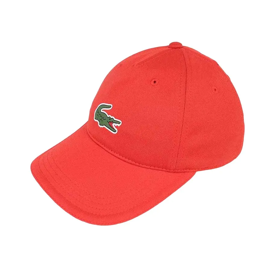Mũ nón Đỏ - Mũ Lacoste Sport Breathable Piqué Golf RK4962-CJY Màu Đỏ - Vua Hàng Hiệu