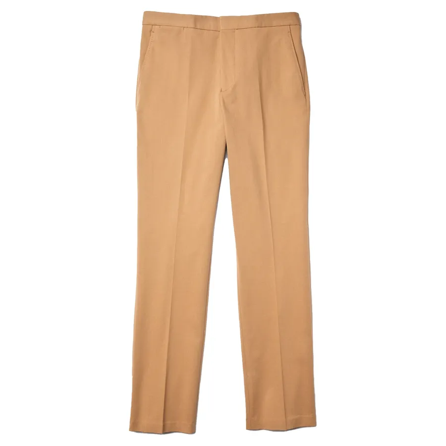 Thời trang Lacoste Quần kaki - Quần Kaki Nam Lacoste Men's Slim Fit Stretch Cotton Pleated Chino Pants HH3488-02S Màu Beige Size 30 - Vua Hàng Hiệu