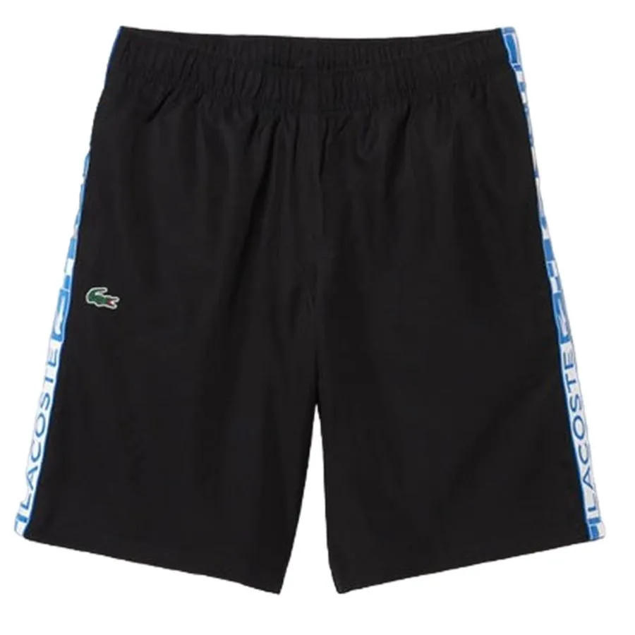 Quần Short Nam Lacoste Sport Taffeta Tennis GH9348 031 Màu Đen Size 5