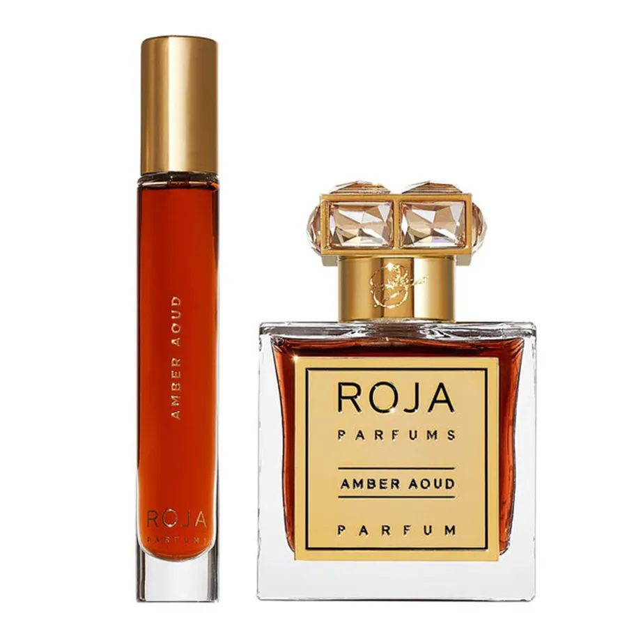 Set Nước Hoa Unisex Roja Parfums Amber Aoud Parfum (50ml + 10ml