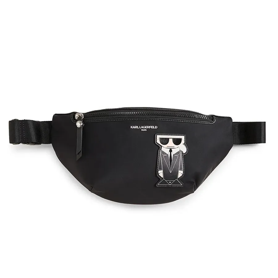 Túi Đeo Hông Karl Lagerfeld Amour Nylon Belt Màu Đen