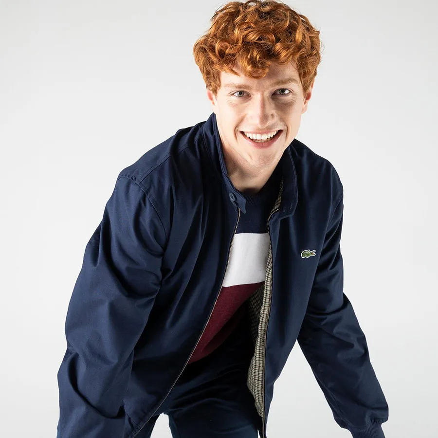 Áo Khoác Nam Lacoste Men's Water-Resistant Cotton Zip Jacket