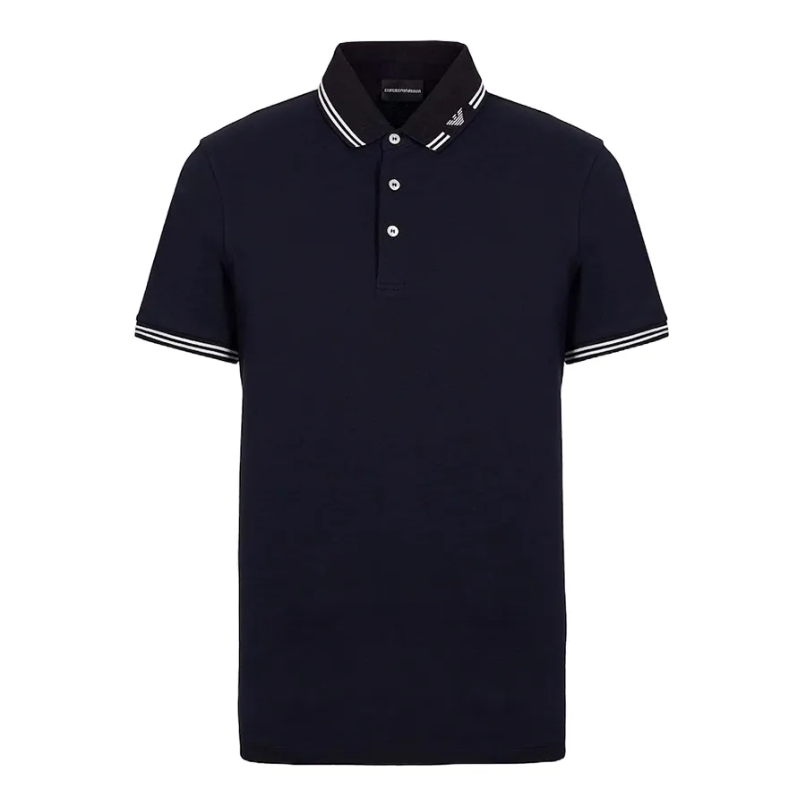 Áo Polo Nam Emporio Armani Short Sleeve Polo Shirt Màu Xanh Navy Size XS