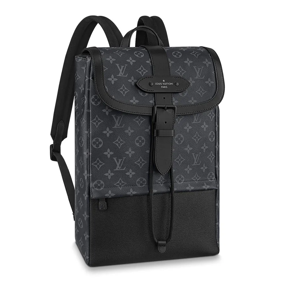 Balo Nam Louis Vuitton LV Dos Saumur Mono M45913 Màu Đen