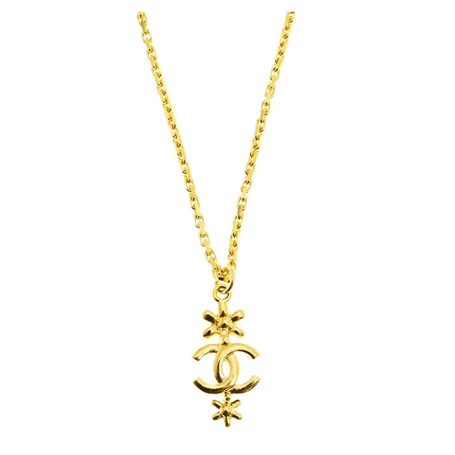 Trang sức Chanel - Dây Chuyền Nữ Chanel CC Necklace ABB330 B13556 NQ114 GP Gold Metal Màu Vàng - Vua Hàng Hiệu