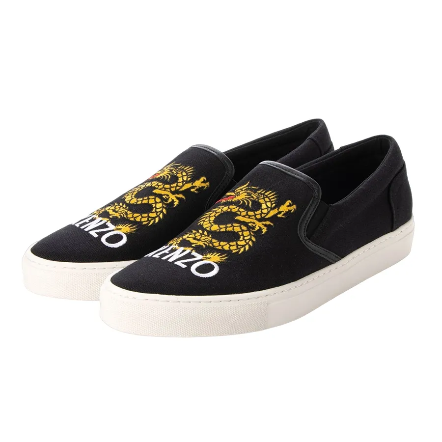 Giày Kenzo - Giày Slip On Kenzo Dragon Slips-on Màu Đen Size 41 - Vua Hàng Hiệu