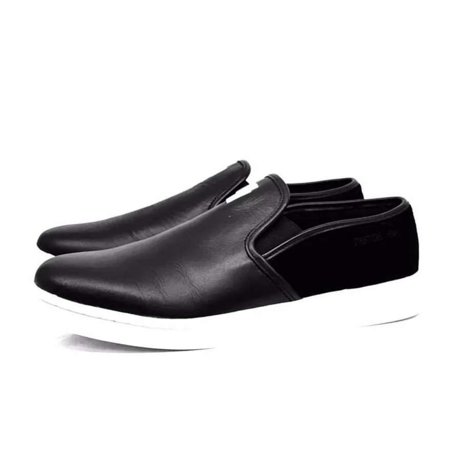 Neil Barrett - Giày Slip On Neil Barrett Black Leather Màu Đen Size 40 - Vua Hàng Hiệu