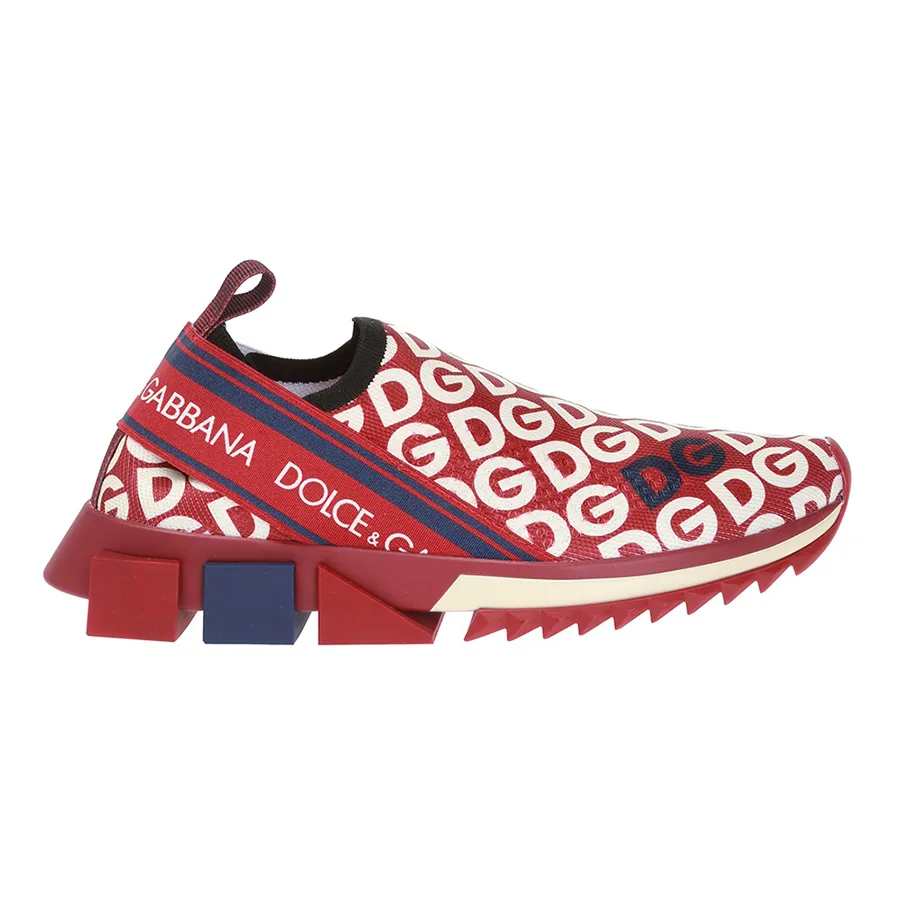 Giày Sneaker Dolce Gabbana D&G Burgundy Sorrento CK1595 Màu Đỏ