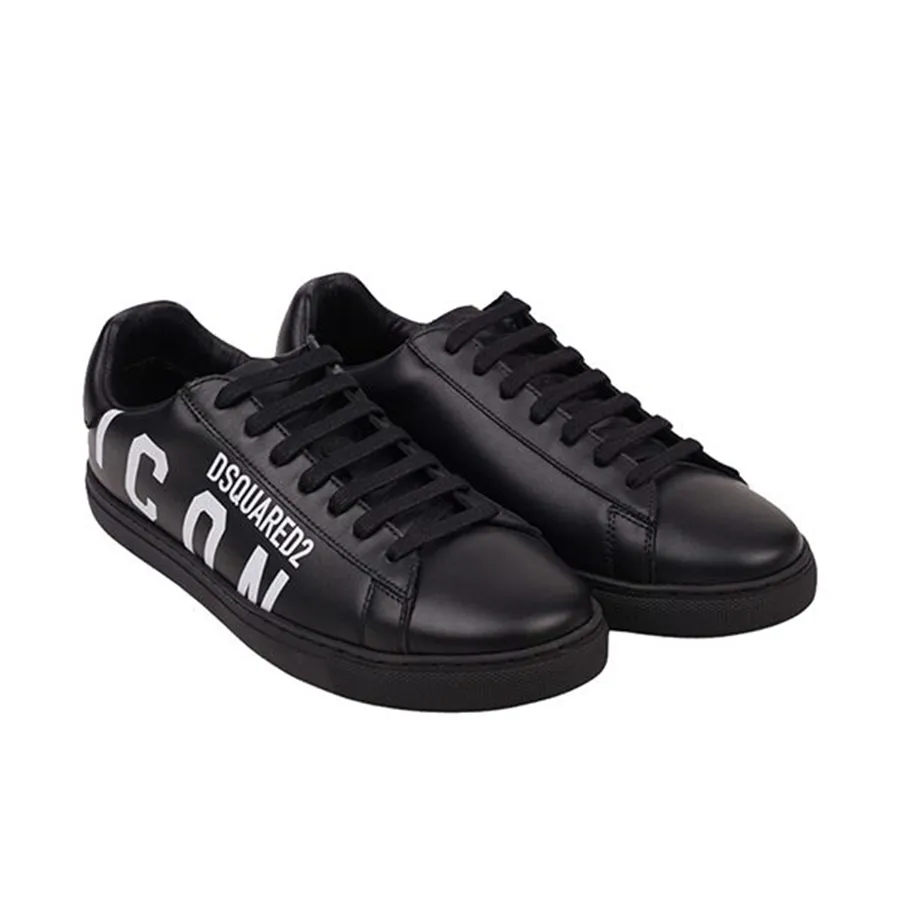 Giày DSquared2 - Giày Sneaker Nam Dsquared2 Icon SNM0005 Màu Đen Size 41 - Vua Hàng Hiệu