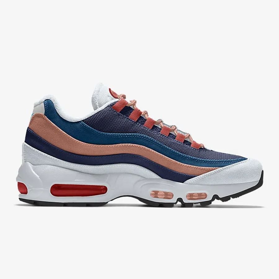 Giày Thể Thao Nike Air Max 95 Unlocked By You Custom Shoes DO7425-900 Màu  Xanh Trắng