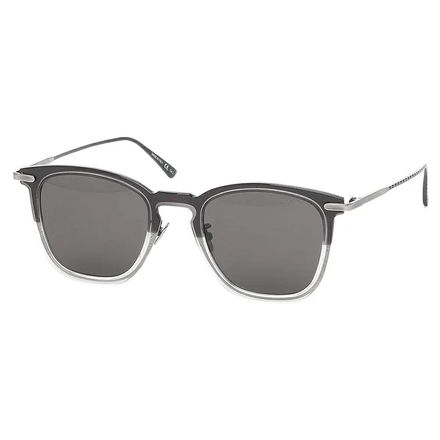 Bottega Veneta - Kính Mát Nam Bottega Veneta Gray Square Men's Sunglasses BV0244S 001 Màu Xám Đen - Vua Hàng Hiệu