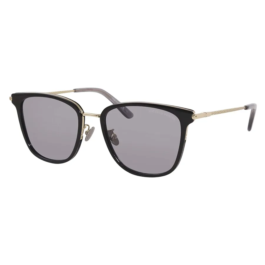 Kính mắt - Kính Mát Nam Bottega Veneta Grey Square Sunglasses BV0261SK 002 Phối Màu - Vua Hàng Hiệu
