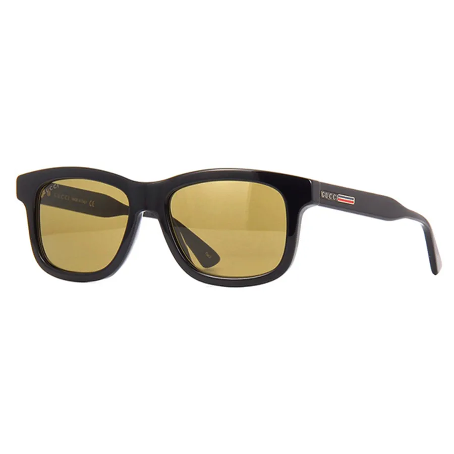 Gucci - Kính Mát Nam Gucci GG0824S 002 Sunglasses Màu Vàng Đen - Vua Hàng Hiệu