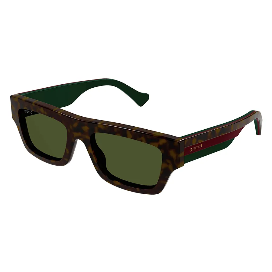 Kính mắt Havana đậm - Kính Mát Nam Gucci Men's Sunglasses GG1301S_002.JS Màu Havana Đậm - Vua Hàng Hiệu