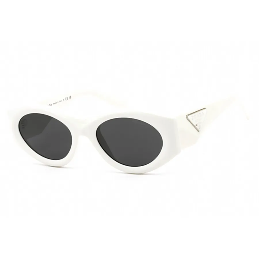 Kính Mát Nữ Prada Sunglasses PR 20ZS 142 5S0 White/Dark Gray For Women Màu Xám Trắng