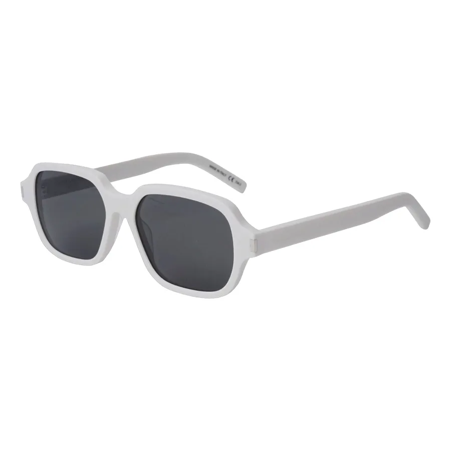Kính mắt Xám trắng - Kính Mát Unisex Yves Saint Laurent YSL SL292 003 White Rectangle Sunglasses Màu Xám Trắng - Vua Hàng Hiệu