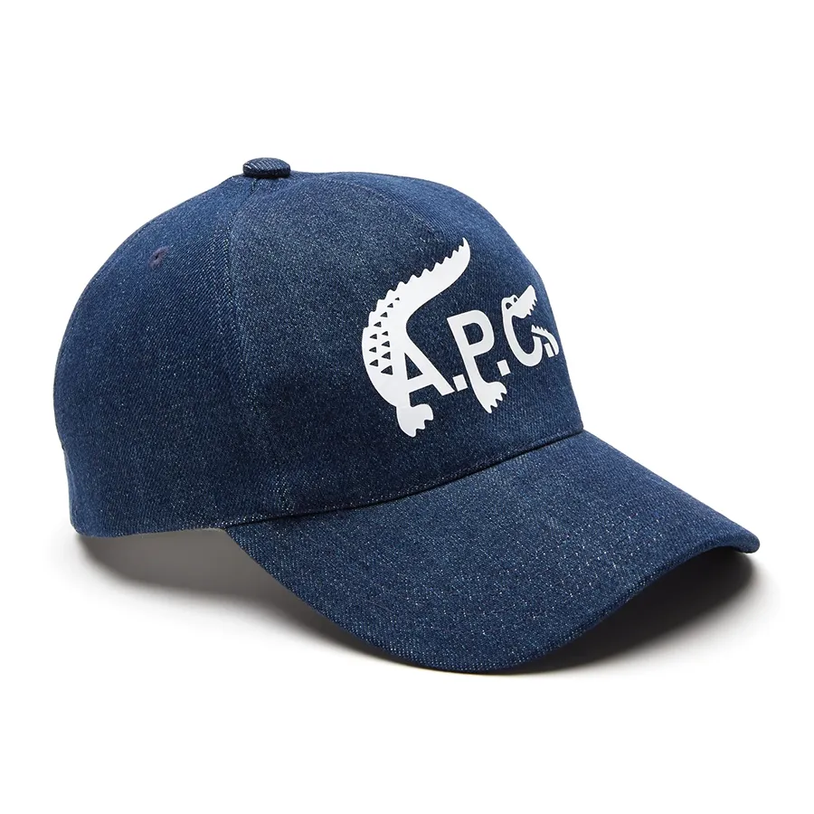 Mũ nón Xanh Denim - Mũ Lacoste A.P.C. Denim Cap RK7421 51 SHR Màu Xanh Denim Size S - Vua Hàng Hiệu