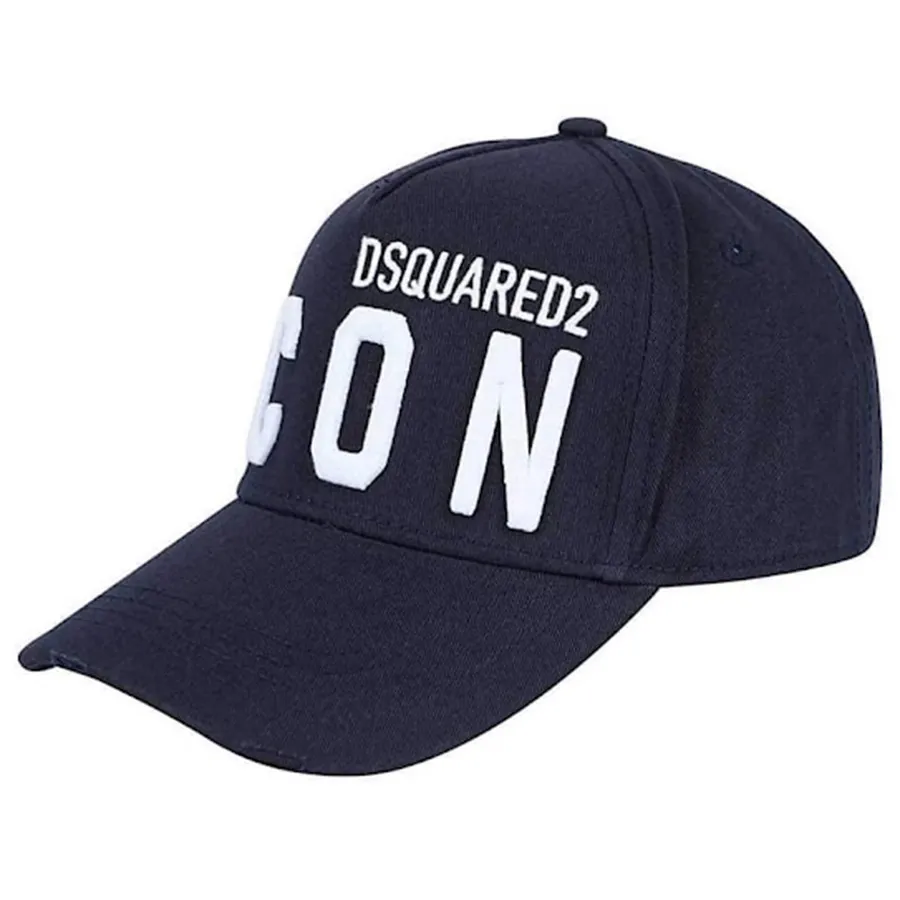 DSquared2 Xanh navy - Mũ Nam Dsquared2 M190 Be Icon Baseball Cap Màu Xanh Navy - Vua Hàng Hiệu