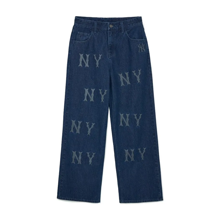 Thời trang Order - Quần Jean Nữ MLB Multi Mega Logo New York Yankees New York Yankees 3FDPB0534-50INS Màu Xanh Navy Size S - Vua Hàng Hiệu