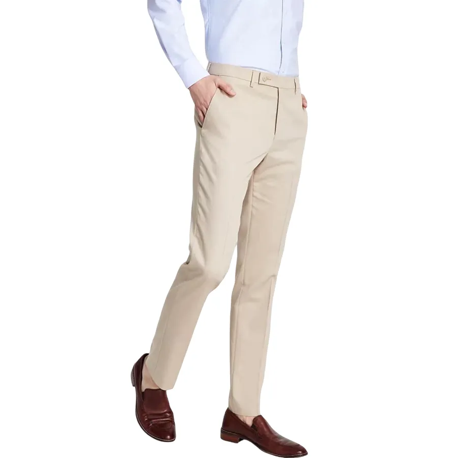 Thời trang Quần tây - Quần Tây Nam DKNY DIROPD5W0005 Màu Nâu Nhạt Size 29 - Vua Hàng Hiệu