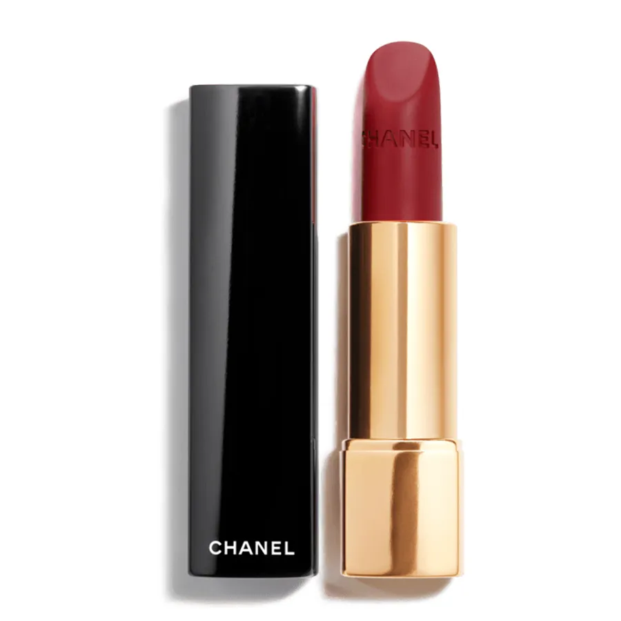 Chanel Đỏ nâu Son lì - Son Chanel Rouge Allure Velvet Luminous Matte Lip Colour 63 Nightfall Màu Đỏ Nâu - Vua Hàng Hiệu