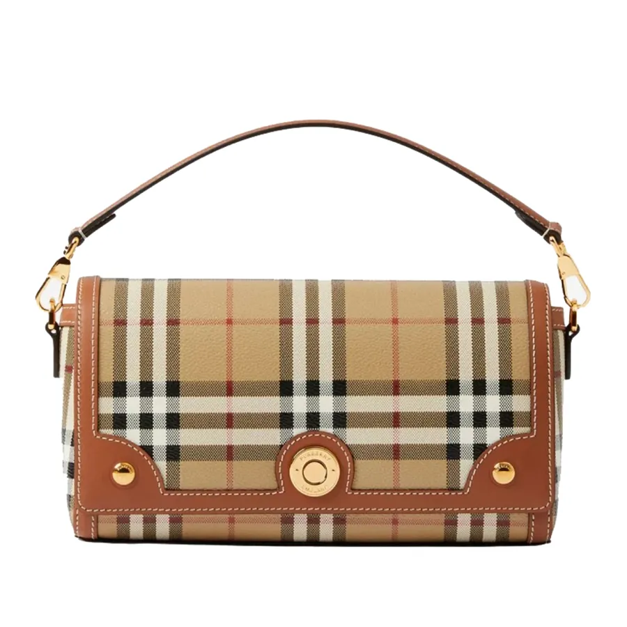 Burberry Nâu/Be - Túi Đeo Chéo Nữ Burberry Classic Plaid Handbag/Crossbody Bag Briar Brown Màu Nâu Be - Vua Hàng Hiệu