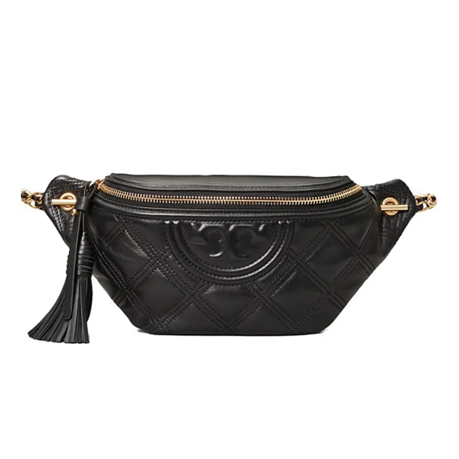 Tory Burch - Túi Đeo Hông Tory Burch 64313 Fleming Soft Belt Bag Black Màu Đen - Vua Hàng Hiệu