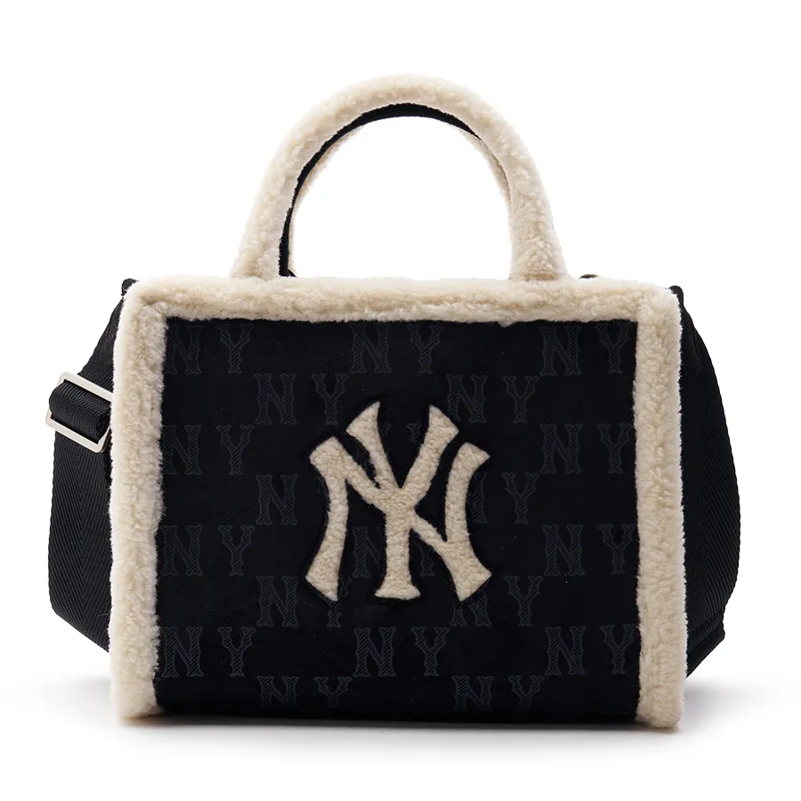 Túi xách Cotton / Polyester - Túi Tote MLB Monogram Mustang New York Yankees 3AORS1036-50BKS Màu Đen - Vua Hàng Hiệu