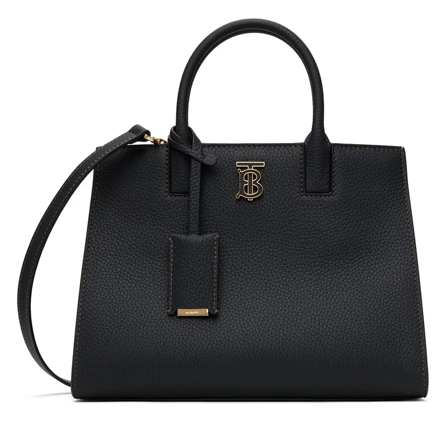 Túi xách Burberry Đen - Túi Tote Nữ Burberry Women Mini Leather Frances Bag Black Màu Đen - Vua Hàng Hiệu