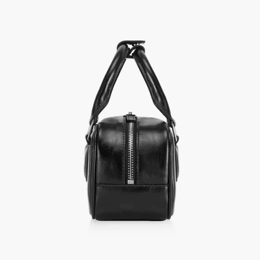 【FIND KAPOOR】HEART BLOCK BAG 22 CRINKLED - BLACK FINDKAPOOR - EN