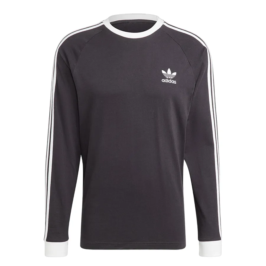 Adidas Áo dài tay - Áo Dài Tay Adidas Adicolor Classics 3-Stripes Long Sleeve Tee IA4877 Màu Đen - Vua Hàng Hiệu