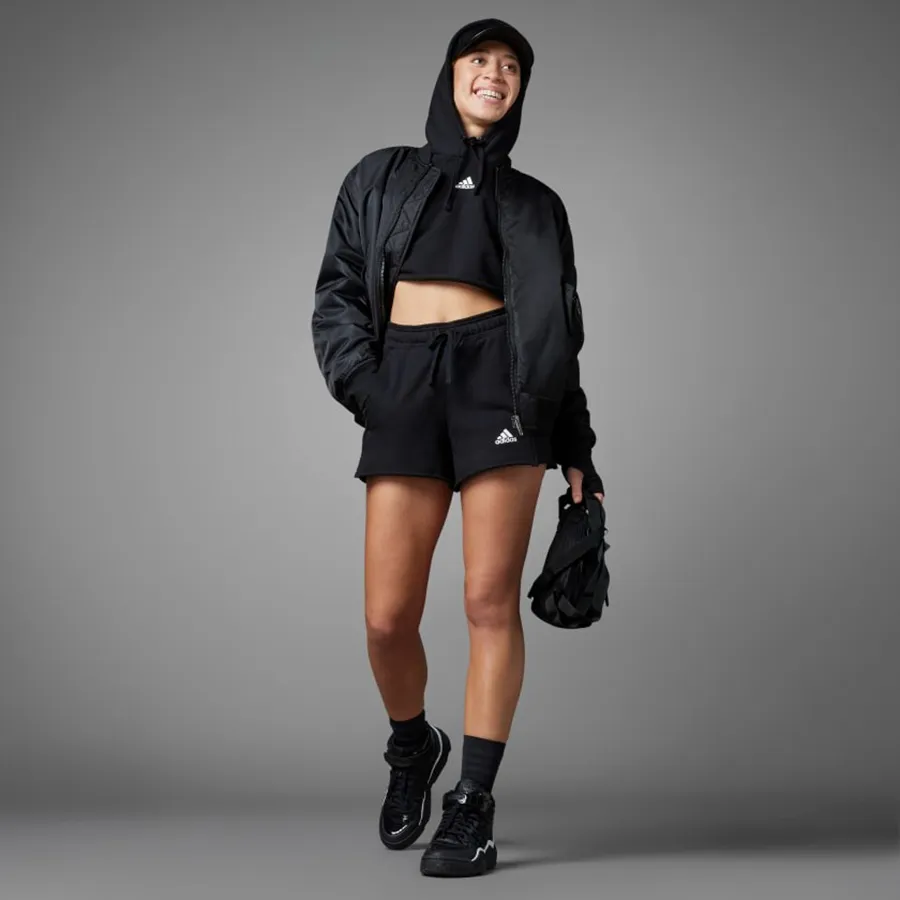 AO　レディース　BLK M Áo Hoodie Nữ Adidas Collective Power HR5274 Màu Đen Size XS | Vua