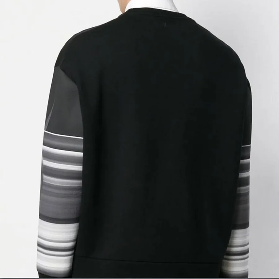 Áo Nỉ Nam Neil Barrett Statue Of Liberty Print Sweatshirt Màu Đen