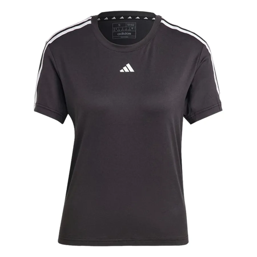 Áo Phông Thể Thao Nữ Adidas Train Essentials Aeroready 3-Stripes Tshirt IC5039 Màu Đen Size S
