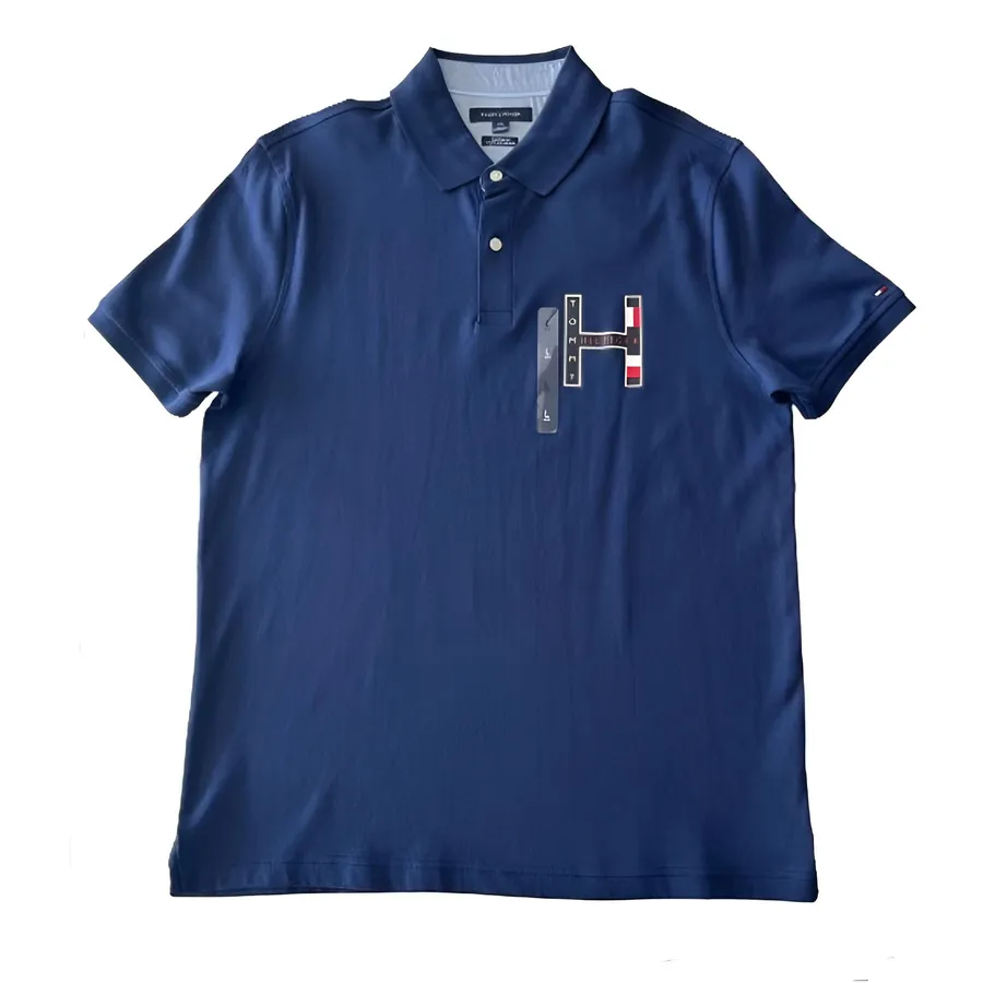 Áo Polo Nam Tommy Hilfiger 78J9242 410 GD04 Màu Xanh Navy Size L