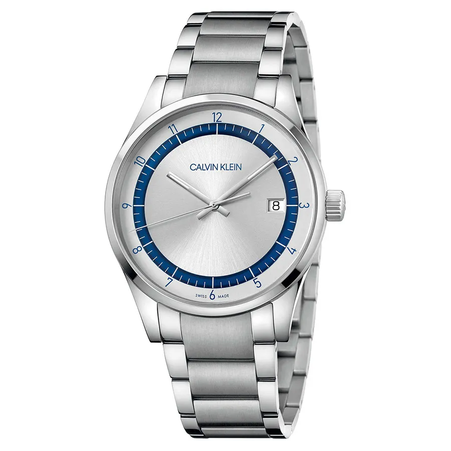 Đồng hồ Calvin Klein Thép không gỉ - Đồng Hồ Nam Calvin Klein CK Men's Quartz Watch KAM21146 Màu Bạc - Vua Hàng Hiệu