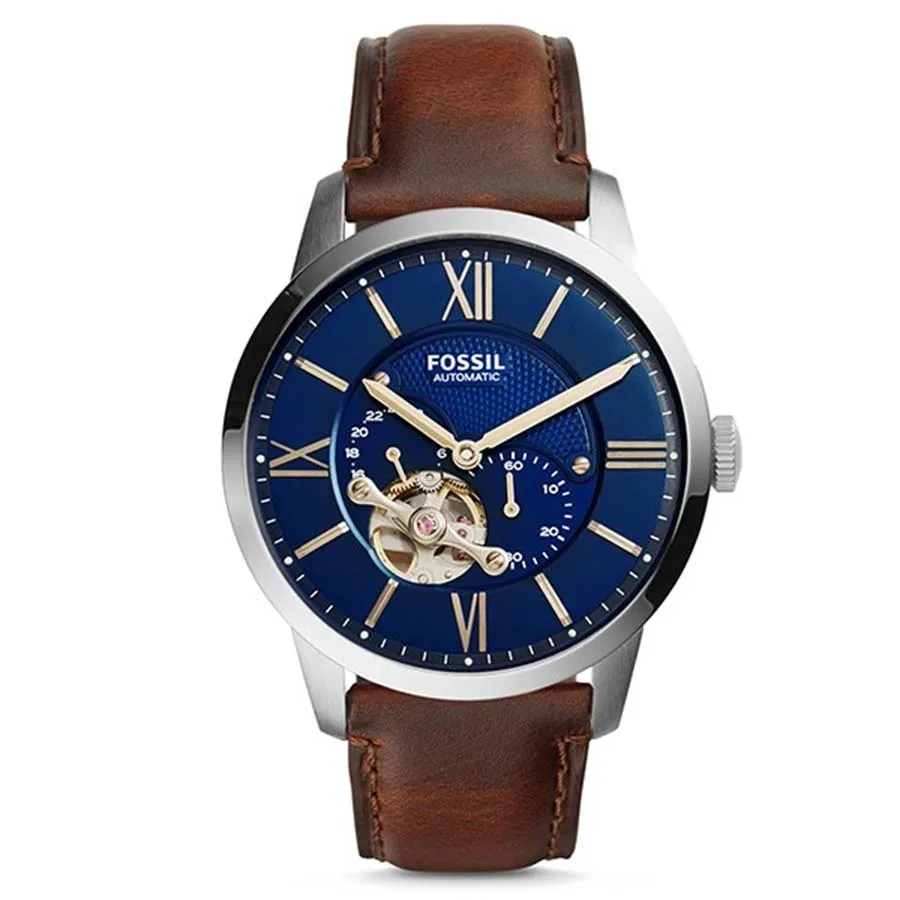 Đồng Hồ Nam Fossil Townsman Automatic Brown Leather Watch ME3110