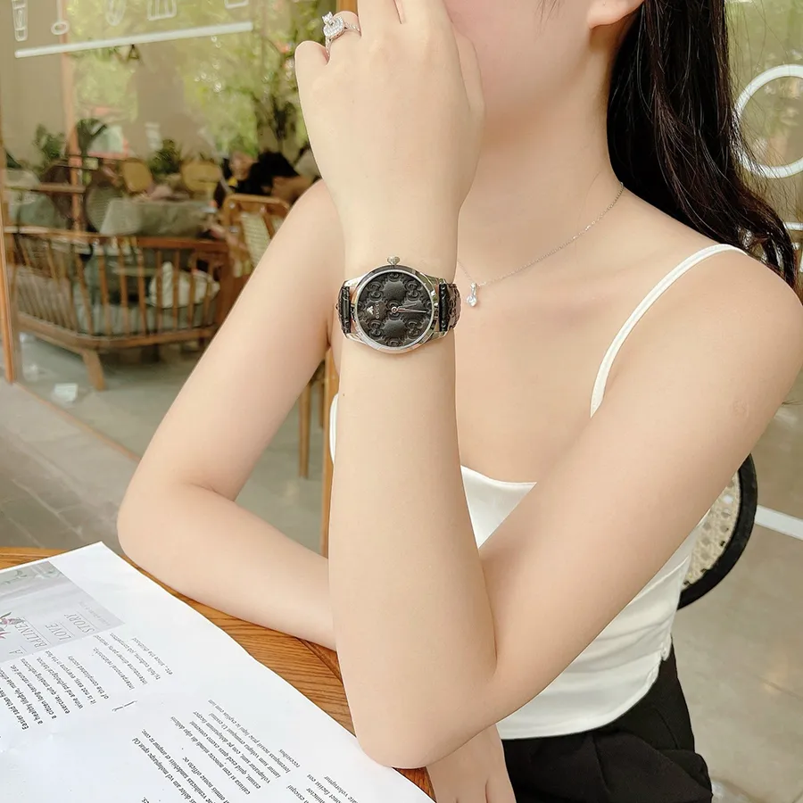 Đồng Hồ Unisex Gucci G-Timeless Black Watch YA1264031 Màu Đen