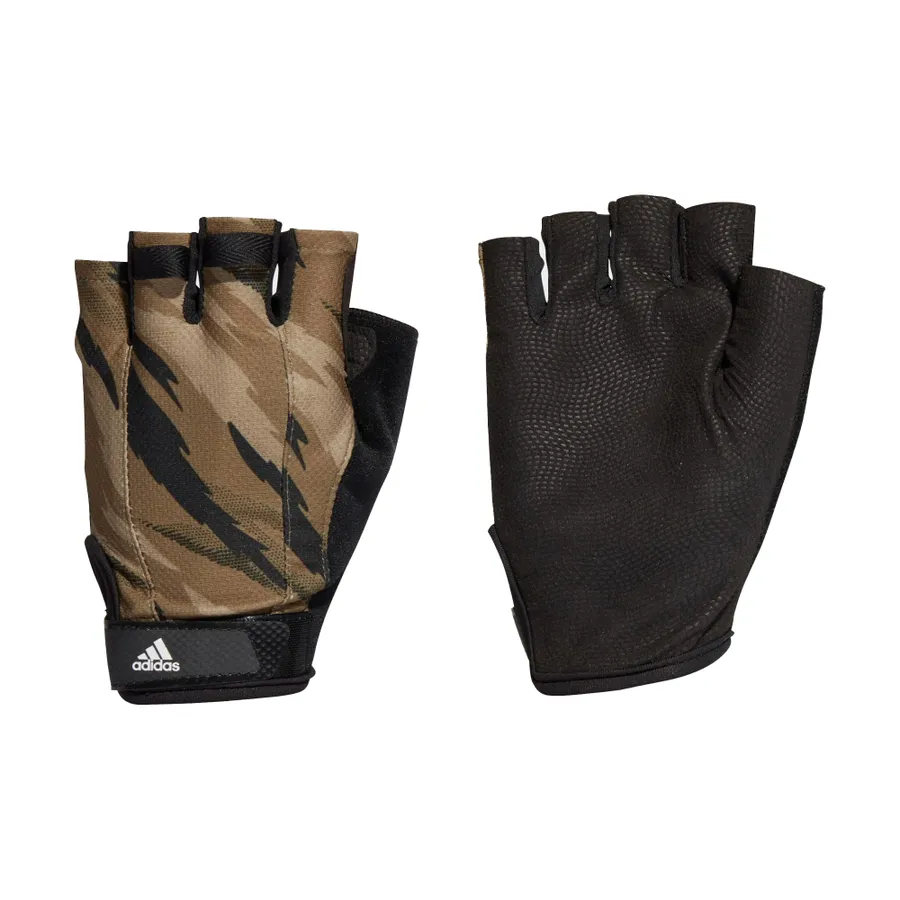 Phụ kiện thể thao Adidas - Găng Tay Thể Thao Adidas Train Gloves Gr HA5553 Màu Nâu Đen Size M - Vua Hàng Hiệu