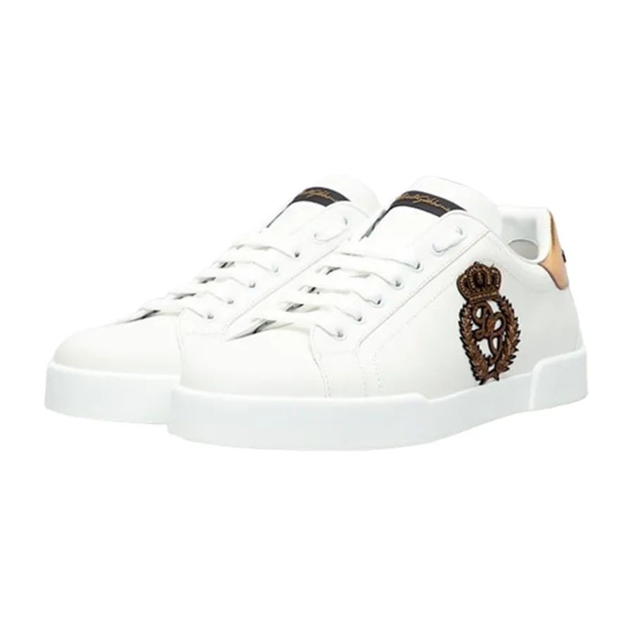 Giày Sneaker Nam Dolce & Gabbana D&G White Leather CS1761AH1368I047 Màu