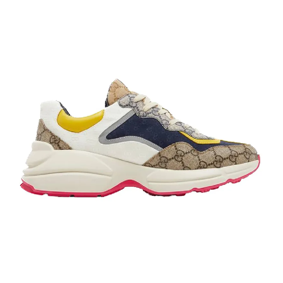 Mua Giày Sneaker Nam Gucci Rhyton GG Supreme Canvas Beige Blue 619891 ...