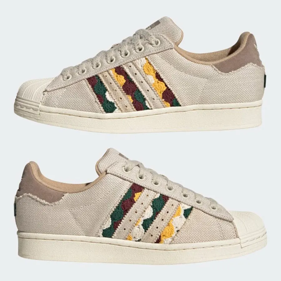 Giày Thể Thao Adidas Superstar H06192 Màu Be Size 42 Vua Hàng Hiệu