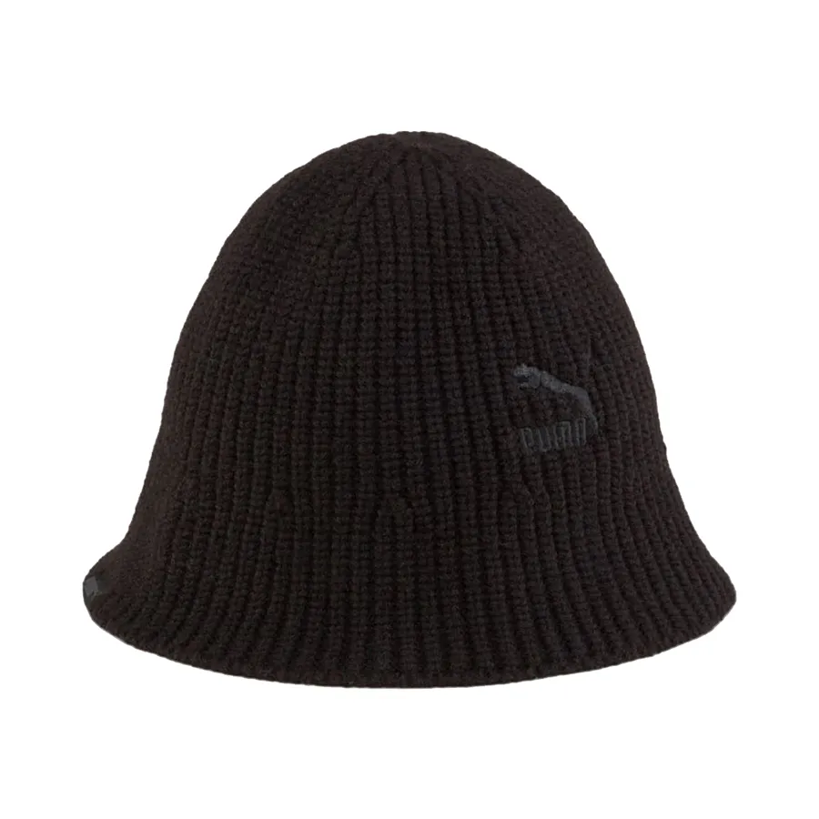 Mũ nón Puma Đen - Mũ Len Unisex Puma Prime Knitted Bucket Hat 024887_01 Màu Đen - Vua Hàng Hiệu